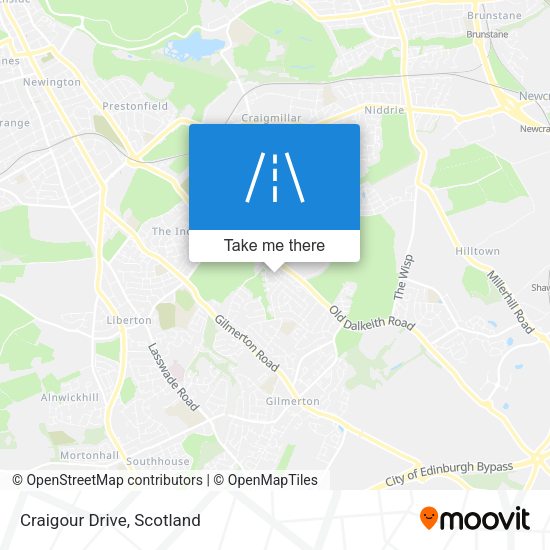 Craigour Drive map