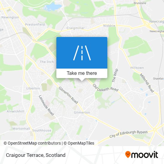 Craigour Terrace map