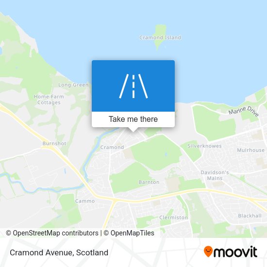 Cramond Avenue map