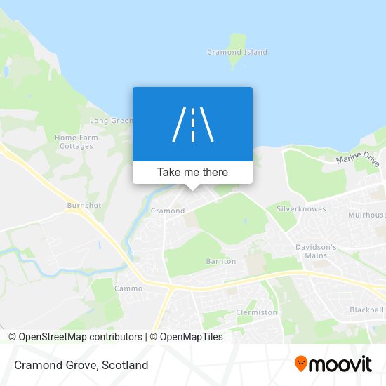 Cramond Grove map