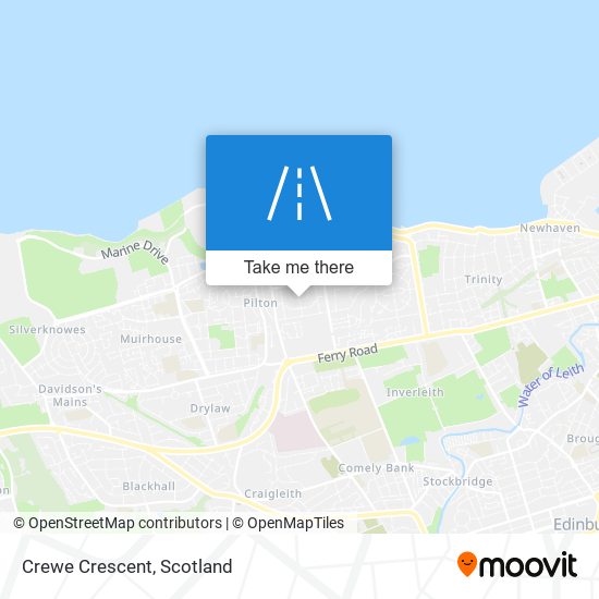 Crewe Crescent map