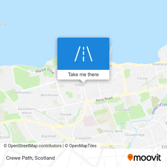 Crewe Path map