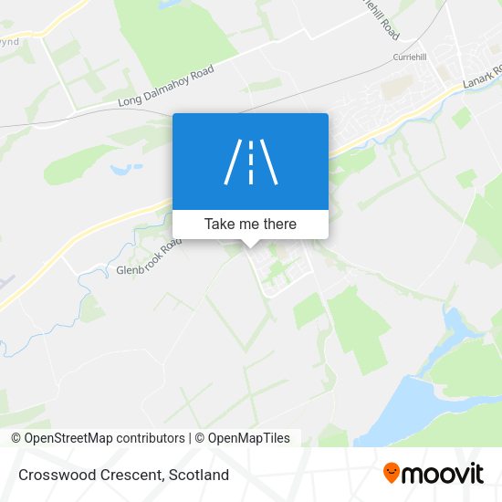 Crosswood Crescent map