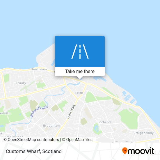 Customs Wharf map
