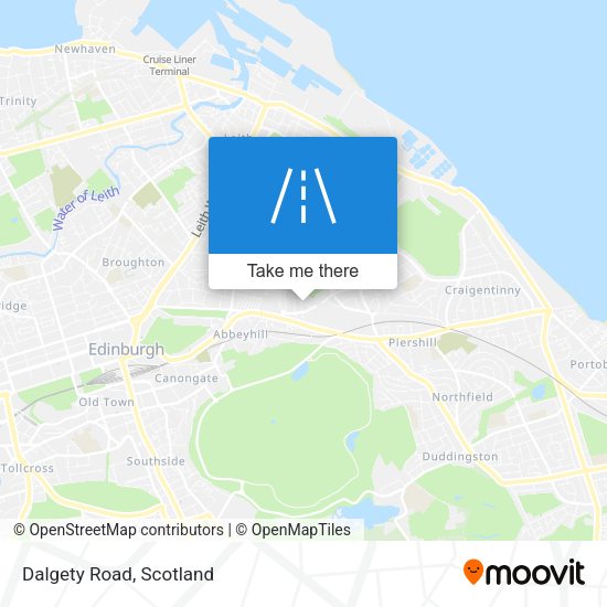 Dalgety Road map