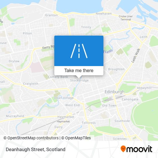 Deanhaugh Street map
