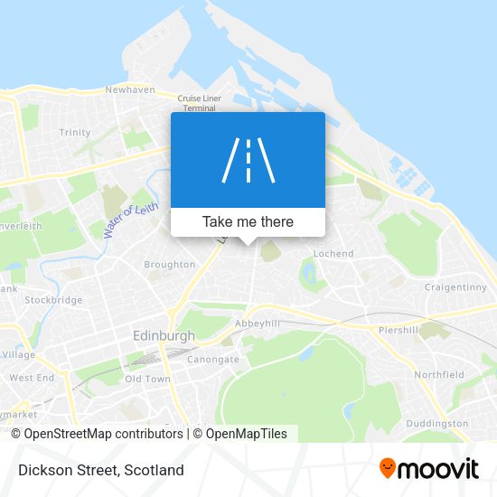 Dickson Street map