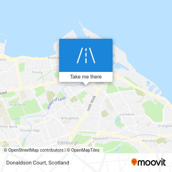 Donaldson Court map