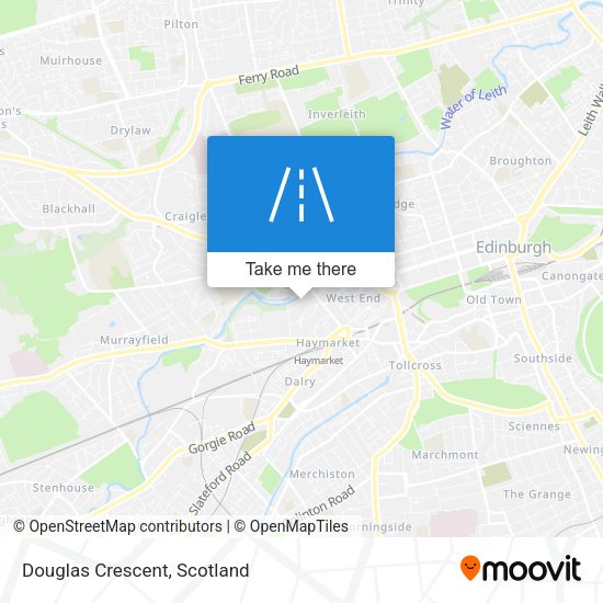 Douglas Crescent map