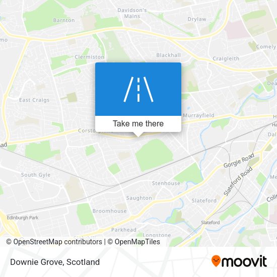 Downie Grove map