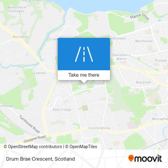 Drum Brae Crescent map
