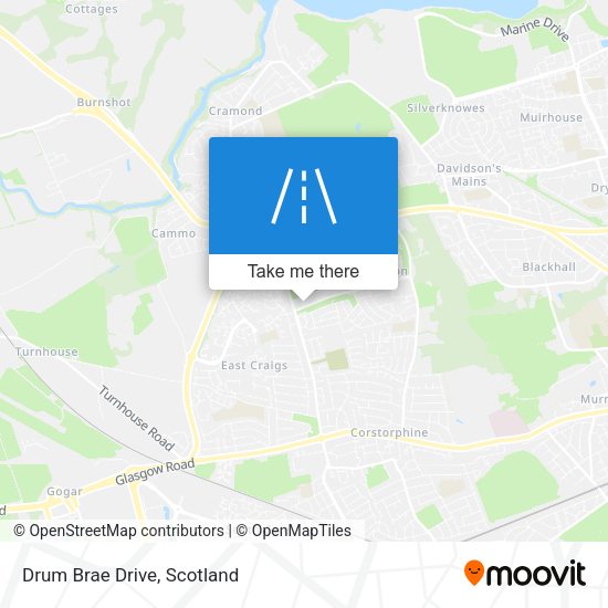 Drum Brae Drive map