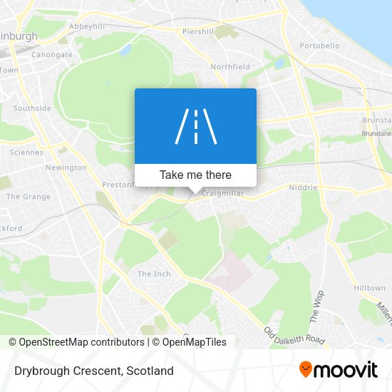 Drybrough Crescent map