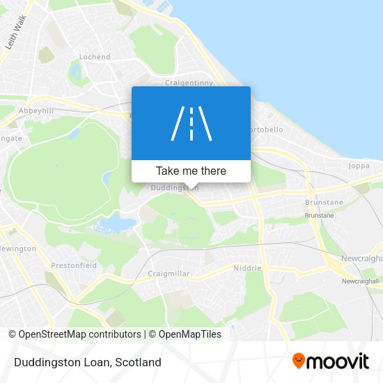 Duddingston Loan map