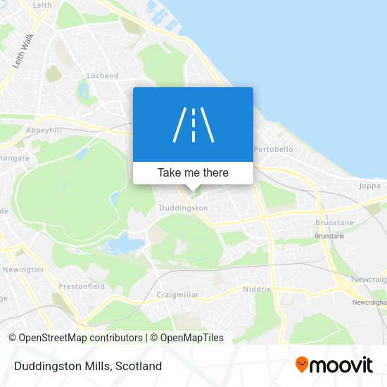 Duddingston Mills map