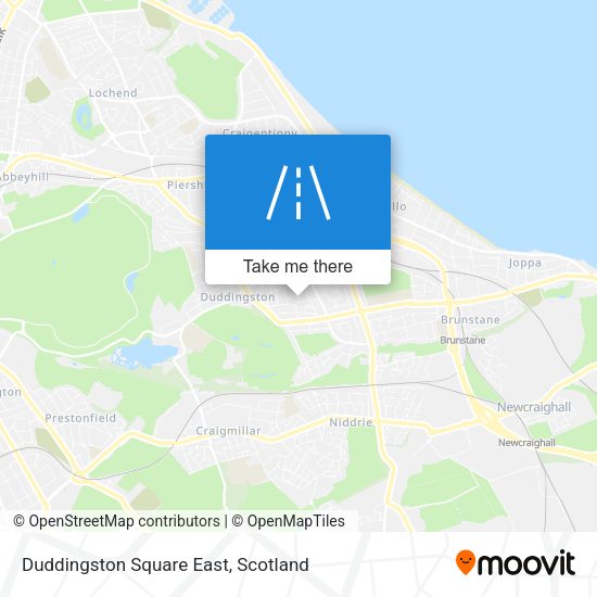 Duddingston Square East map