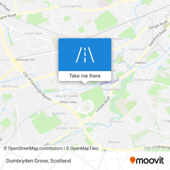 Dumbryden Grove map
