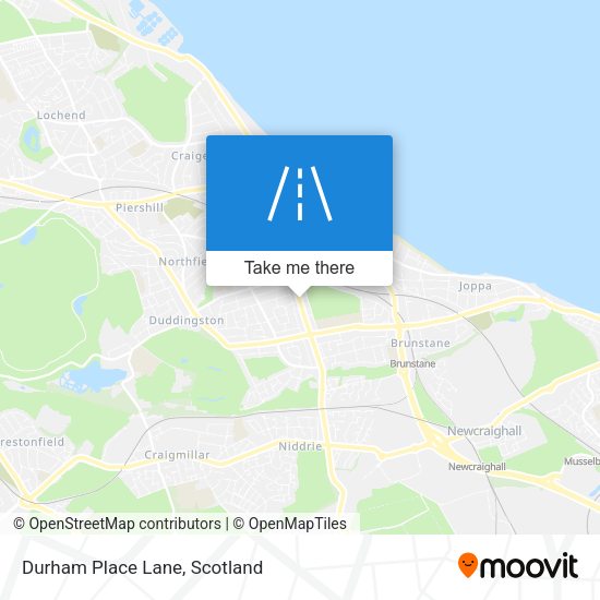 Durham Place Lane map