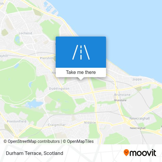 Durham Terrace map