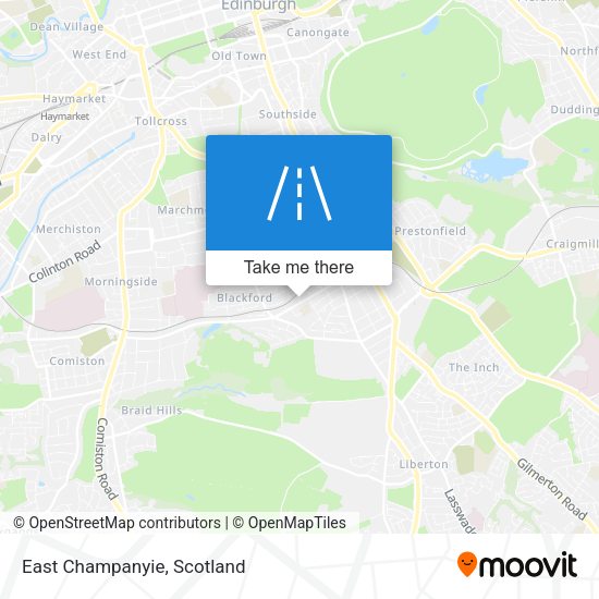 East Champanyie map