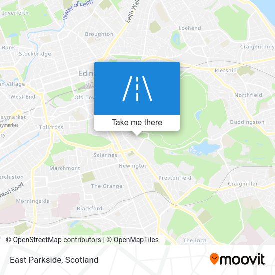 East Parkside map