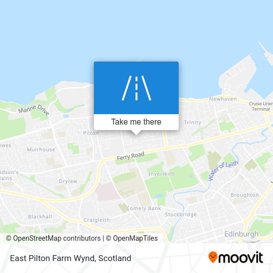 East Pilton Farm Wynd map