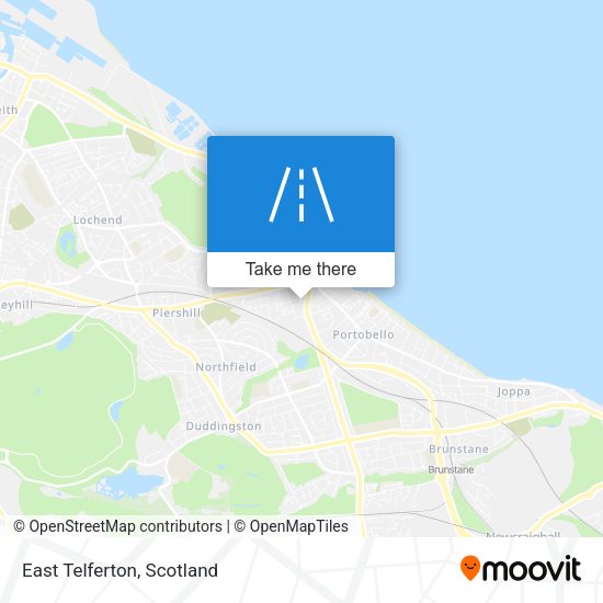 East Telferton map