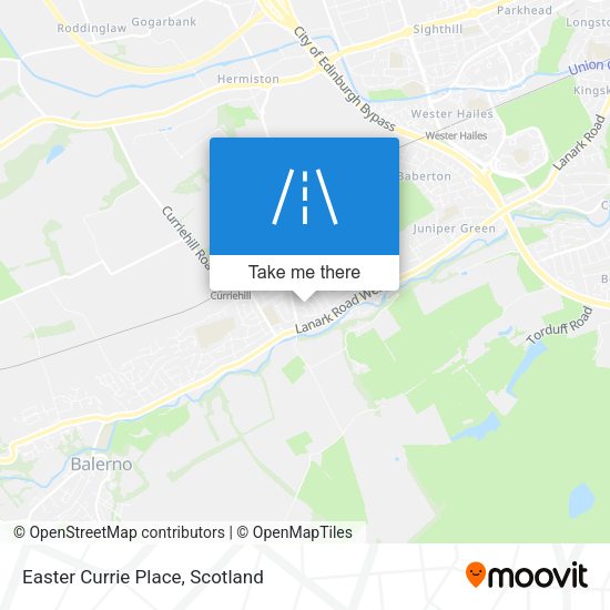 Easter Currie Place map