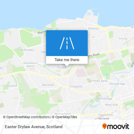 Easter Drylaw Avenue map