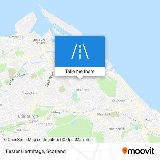Easter Hermitage map