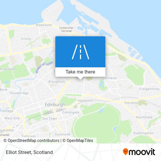 Elliot Street map