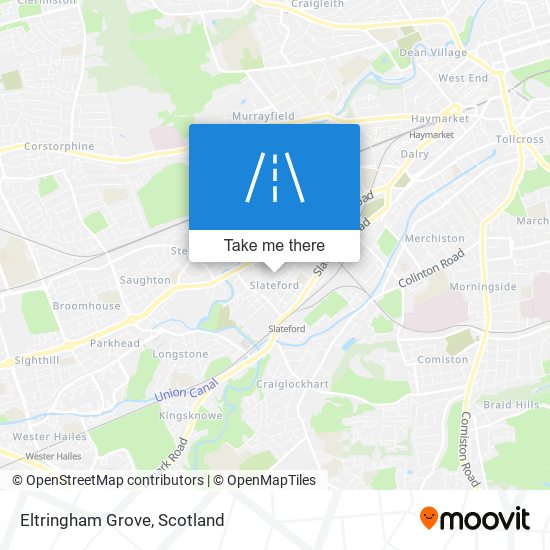 Eltringham Grove map