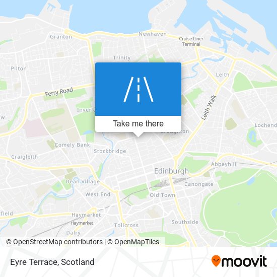 Eyre Terrace map