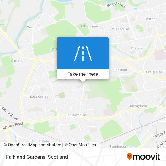 Falkland Gardens map