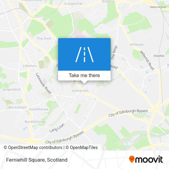 Ferniehill Square map