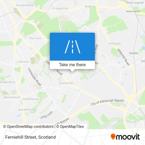 Ferniehill Street map