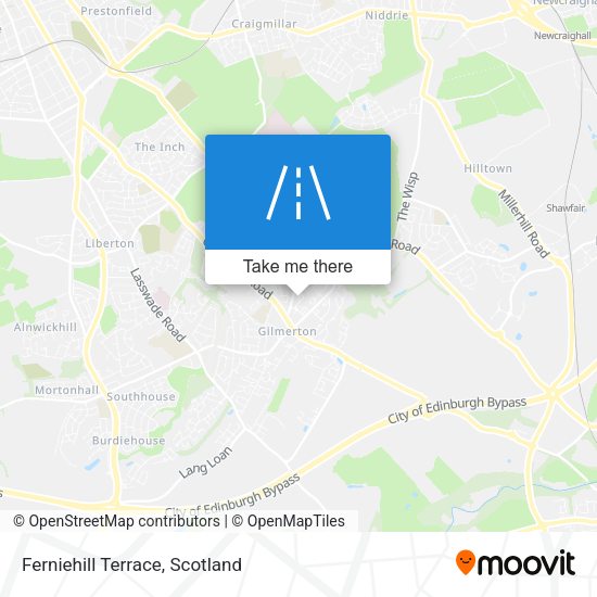 Ferniehill Terrace map