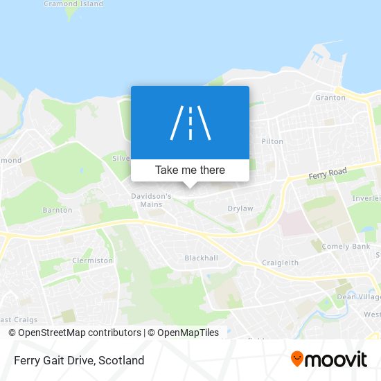 Ferry Gait Drive map