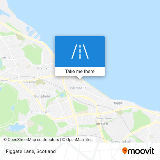 Figgate Lane map