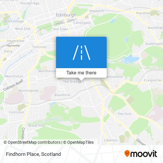 Findhorn Place map