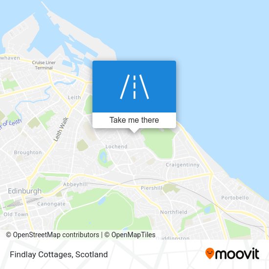 Findlay Cottages map