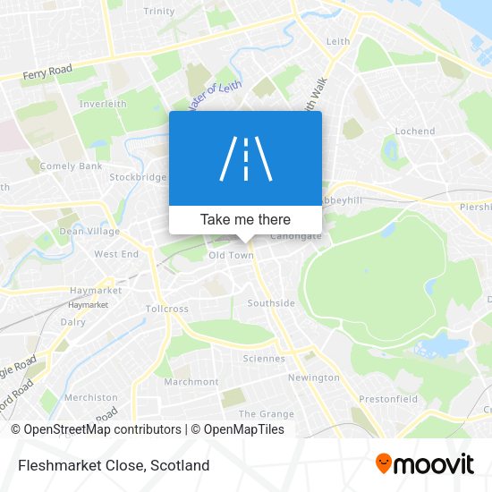 Fleshmarket Close map