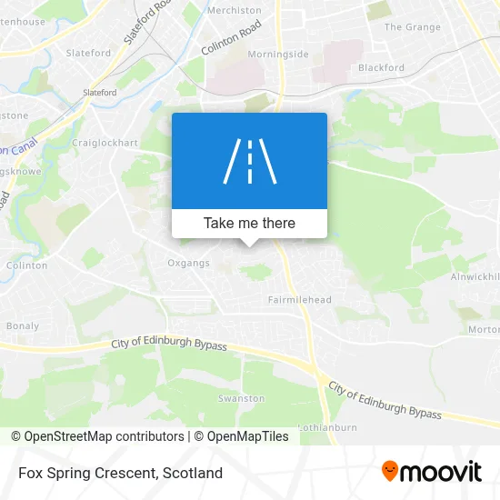 Fox Spring Crescent map