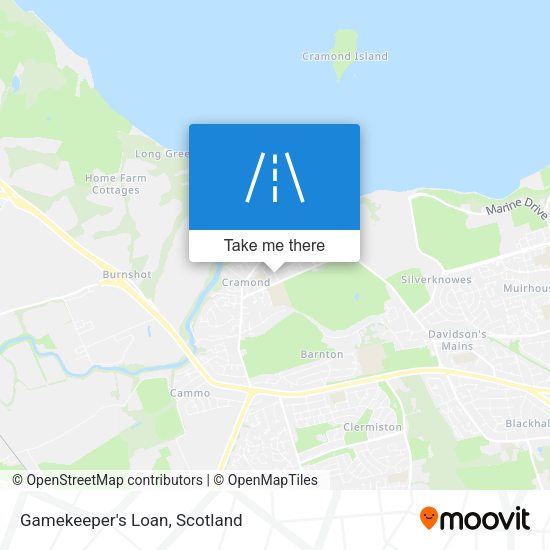 Gamekeeper's Loan map