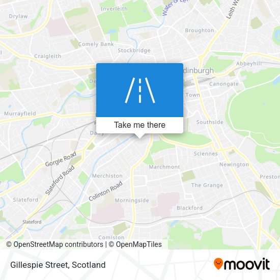 Gillespie Street map