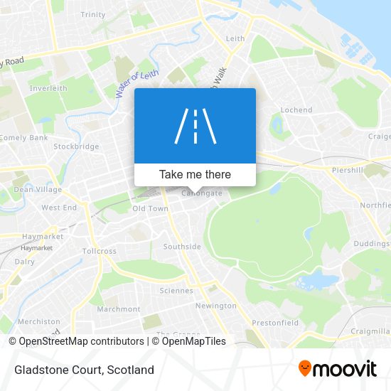 Gladstone Court map
