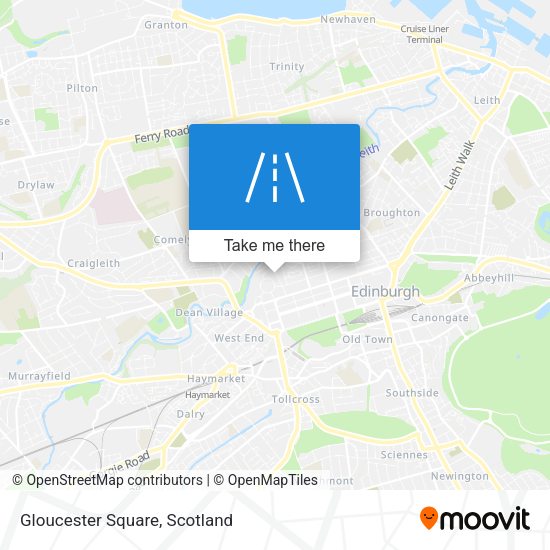 Gloucester Square map