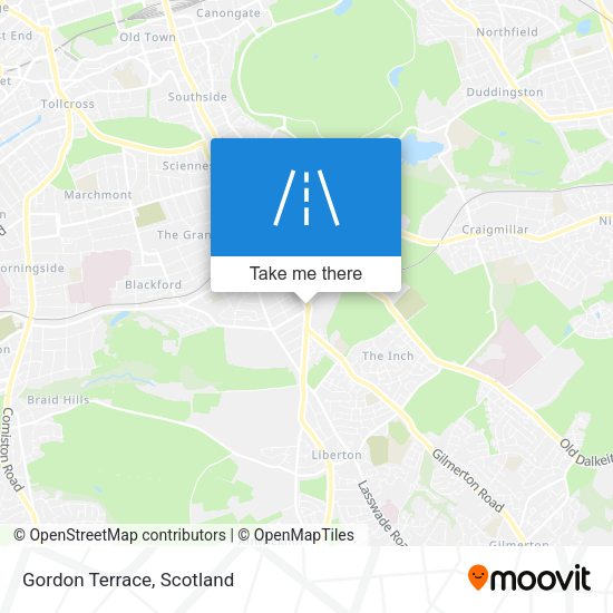 Gordon Terrace map