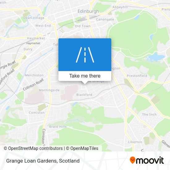 Grange Loan Gardens map