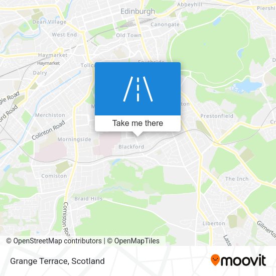 Grange Terrace map